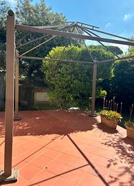 Gazebo con tende