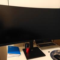 HP M34d Monitor 34 pollici curvo 