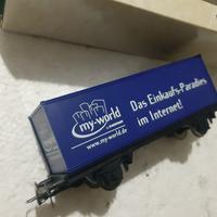 carro merci container modellismo ferroviario 