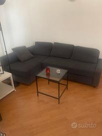 Divano letto angolare Ikea tre posti