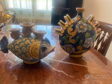 Candelabri in ceramica