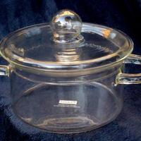 Pentola decorativa in vetro leggero