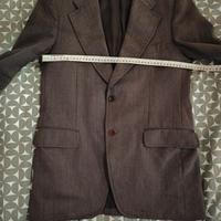 Giacca vintage burgundy 100% lana 46