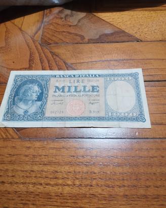 1000 Lire Banca d'Italia - Italia Ornata di Perle 
