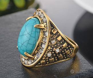 Anello Tipo Turco Ottomano con strass