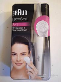 BRAUN Face Spa 2 in 1 Epilatore e Spazzola pulente