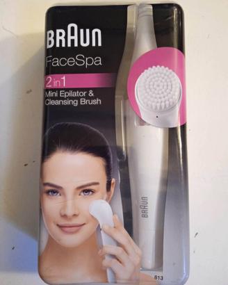 BRAUN Face Spa 2 in 1 Epilatore e Spazzola pulente