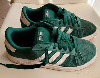 Adidas Grand Court  00s  camoscio verde 39⅓  o