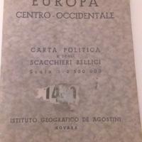  carta europa  centro  occidentale