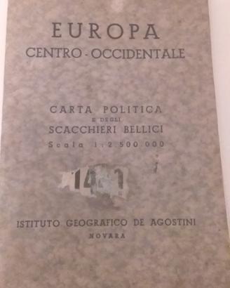  carta europa  centro  occidentale