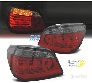 FANALI A LED DINAMICI BMW E60 03-07 ROSSO FUME
