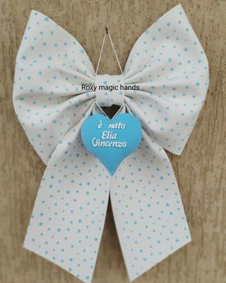 Fiocco nascita gomma eva 