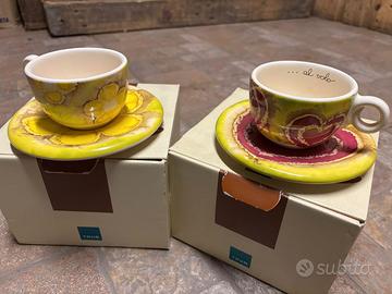 Set 2 Tazzine al Volo THUN Originali con Scatole