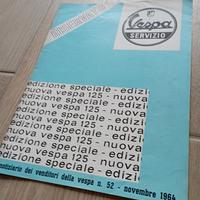 Rivista VESPA SERVIZIO Speciale Nuova Vespa 125