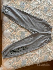 pantalone tuta grigio Bershka S, donna