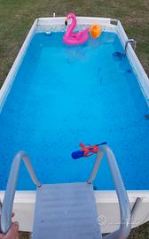 Piscina fuori terra 4×2 altezza 1,32 con pompal