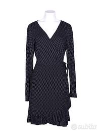 Nice & Chic vestito nero a pois, XL, 44-46