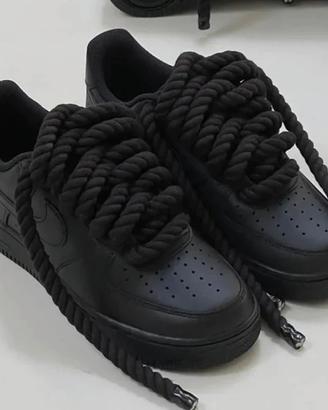 Air force 1 rope laces black