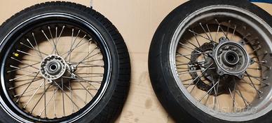 Coppia cerchi motard per Honda crf