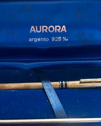 Aurora in argento, penna a sfera