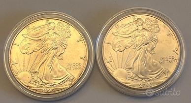 Dollari americani once argento