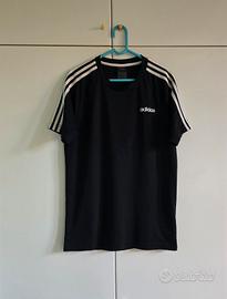 adidas t-shirt uomo nera tg s
