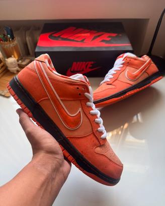 Nike Sb Dunk Low Orange Lobster taglia 45,5