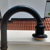 Curva in Resina Lampione Giardino Diametro 60mm.