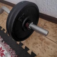 barra curl ez dischi pesi ferma dischi