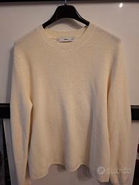 maglia nuova panna Mango s