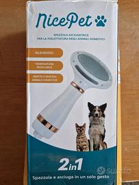 Spazzola phon per animali