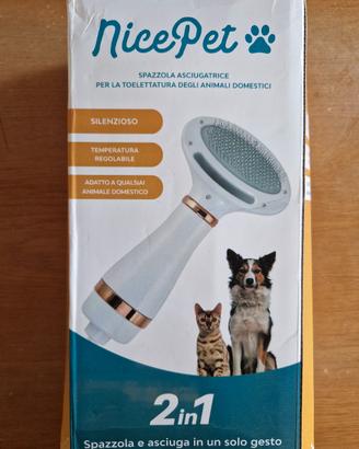 Spazzola phon per animali