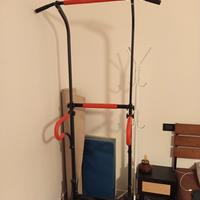 home Gym set pesi e barra trazioni 