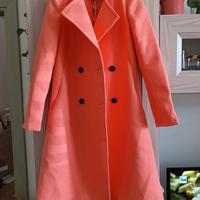 Cappotto soprabito Roberto Cavalli. Colore pesca.