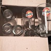 Bicchieri nuovi Bar posate usate acciaio inox