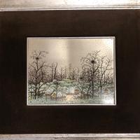 Paesaggio invernale naïf Ivan Lacković Croata