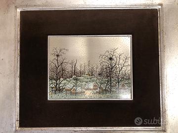 Paesaggio invernale naïf Ivan Lacković Croata