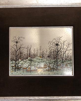 Paesaggio invernale naïf Ivan Lacković Croata