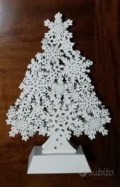 Albero natale legno con led