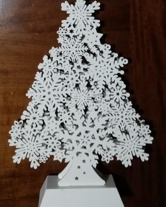 Albero natale legno con led
