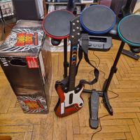 Batteria e chitarra per Wii