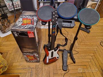 Batteria e chitarra per Wii