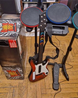 Batteria e chitarra per Wii