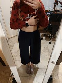 Pantaloni culotte neri - Taglia L