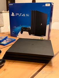 Play Station 4 Ps4 pro 1tb + 2 joypad
