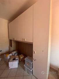 Armadio a ponte cameretta bimbi