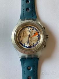 Orologio Swatch crono Irony Diaphane nuovo