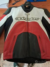 giacca in pelle Alpinestars. 