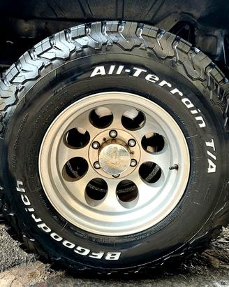 cerchi 16x10 gomme bf 285 75 r16 6x139.7 