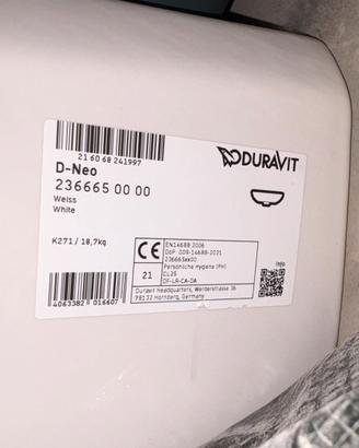 Lavabo Duravit D-Neo sospeso 65 cm  2366650000